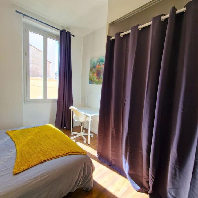 Le Central Parc - T2-Spacieux-Clim-Wifi Marsilya Dış mekan fotoğraf