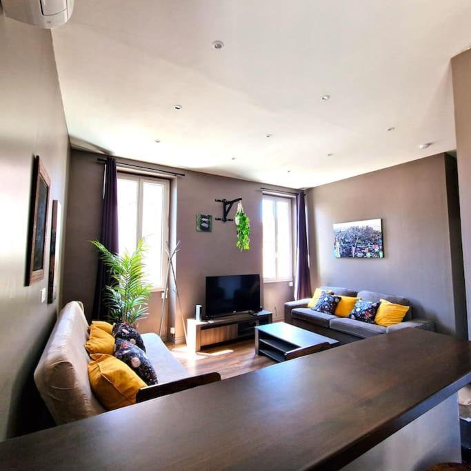 Le Central Parc - T2-Spacieux-Clim-Wifi Marsilya Dış mekan fotoğraf